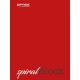 Kołonotatnik OFFICE PRODUCTS A4 w linie 80 kart. 70gsm bordowy