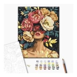 Malowanie po numerach BRUSHME 40x50 cm magia płatków 1 szt. w pudełku