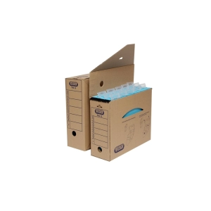 Pudło archiwizacyjne ELBA TRIC 2 na teczki zawieszane 11cm - brązowe 100552628