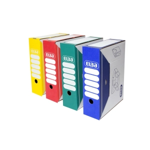Pudło archiwizacyjne ELBA TRIC COLOR szerokość 9,5cm - niebieskie 100552629-263052