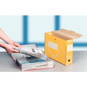 Pudło archiwizacyjne ESSELTE BOX 80mm - niebieskie 128411-263163