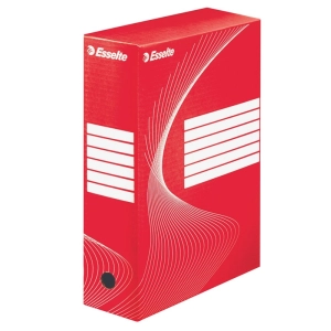 Pudło archiw. ESSELTE BOX 100mm - czerwone-18153