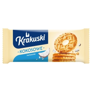Ciastka KRAKUSKI kokosowe 168g.