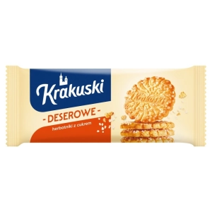 Ciastka KRAKUSKI Deserowe z cukrem 200g.-673166