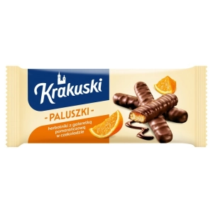 Ciastka KRAKUSKI Paluszki z galaretką - pomarańcz.-673174