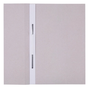Skoroszyt kartonowy OFFICE PRODUCTS Budget A4 1/2 250g. z oczkiem nadruk - biały-263386