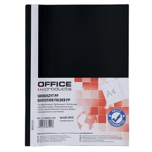 Skoroszyt OFFICE PRODUCTS A4 miękki 1szt. 180mic. - czarny