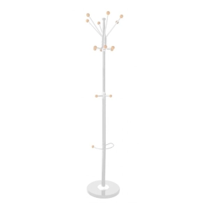 Wieszak na ubrania OFFICE PRODUCTS Goteborg stojący uch. na parasol - srebrny