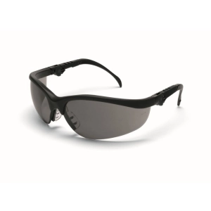 Okulary ochronne MCR Klondike Plus, szare soczewki, czarne oprawki