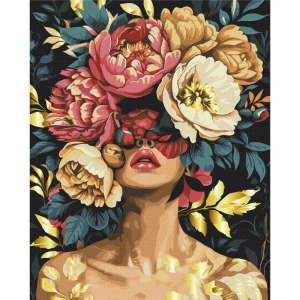 Malowanie po numerach BRUSHME 40x50 cm magia płatków 1 szt. w pudełku-263709