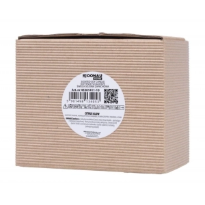 Świeca sojowa DONAU HOME w szarym szkle drewniana pokrywa i knot Citrus Glow 200g-263716