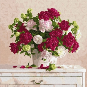 Malowanie po numerach IDEYKA 50x50 cm dwa kolory 1 szt.-263919