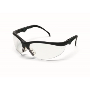 Okulary ochronne MCR Klondike Plus, bezbarwne soczewki, czarne oprawki