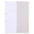 Skoroszyt kartonowy OFFICE PRODUCTS Budget A4 1/2 250g. z oczkiem nadruk - biały