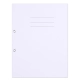 Skoroszyt kartonowy OFFICE PRODUCTS Budget A4 1/1 250g. z oczkiem nadruk - biały