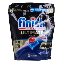 Tabletki do zmywarki FINISH Ultimate All in One 61 szt. - lemon