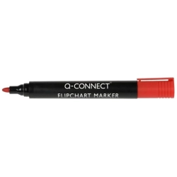 Marker do flipchartów Q-CONNECT okrągły - czerwony