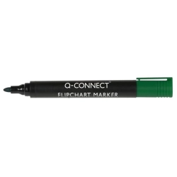 Marker do flipchartów Q-CONNECT okrągły - zielony