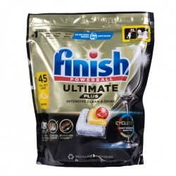 Tabletki do zmywarki FINISH Ultimate Plus 45 szt. - lemon