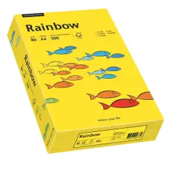 Papier xero A4 kolor RAINBOW intens. - c.żółty 18