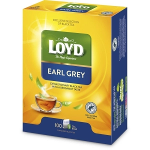 Herbata LOYD Earl Grey dwukomorowa 100 torebek