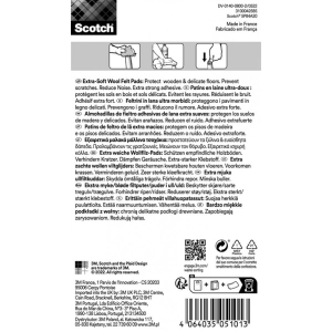 Podkładki SCOTCH samoprzylepne okrągłe 22mm op.8 - beżowe-264235