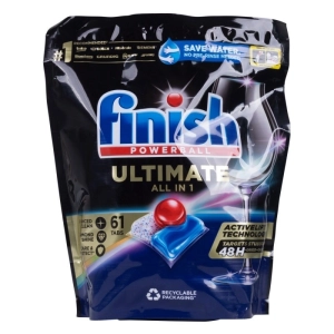 Tabletki do zmywarki FINISH Ultimate All in One 61 szt. - lemon