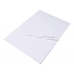 Teczka wiązana OFFICE PRODUCTS karton A4 300g. 3-skrz. - biała-264318