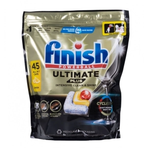 Tabletki do zmywarki FINISH Ultimate Plus 45 szt. - lemon