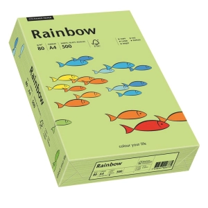 Papier xero A4 kolor RAINBOW intens. - j.zieleń 74