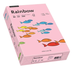 Papier xero A4 kolor RAINBOW past. - j.różowy 54