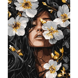 Malowanie po numerach IDEYKA 40x50cm metallic muzyka płatków 1 szt. w pudełku-264852