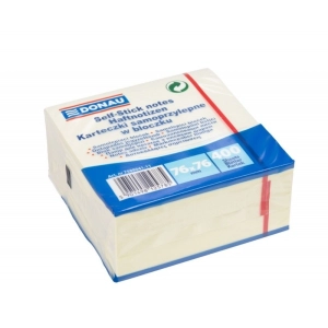 Karteczki samoprzylepne DONAU 76x76mm 400 karteczek - żółte