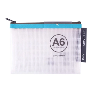 Teczka koperta na suwak APLI Zipper Bag A6 168x125 mm - mix kolorów-264943