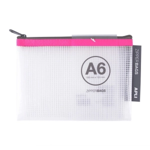 Teczka koperta na suwak APLI Zipper Bag A6 168x125 mm - mix kolorów-264944