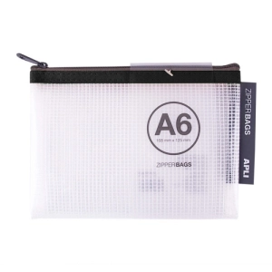 Teczka koperta na suwak APLI Zipper Bag A6 168x125 mm - mix kolorów-264946