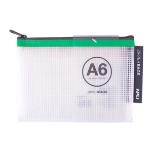 Teczka koperta na suwak APLI Zipper Bag A6 168x125 mm - mix kolorów-264947