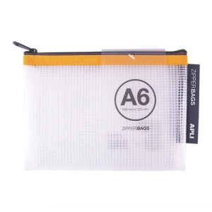 Teczka koperta na suwak APLI Zipper Bag A6 168x125 mm - mix kolorów-264948