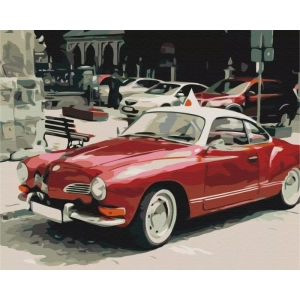 Malowanie po numerach BRUSHME 40x50 cm retro na drogach miasta 1 szt. w pudełku-264965