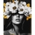 Malowanie po numerach IDEYKA 40x50cm metallic harmonia płatków 1 szt. w pudełku-264103