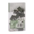 Klipy do papieru APLI Up North 19mm 15szt pudełko z zawieszką khaki-264282