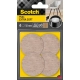 Podkładki SCOTCH samoprzylepne okrągłe 55mm op.4 - beżowe