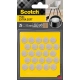 Podkładki SCOTCH samoprzylepne okrągłe 13mm op.25 - beżowe