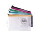 Teczka koperta na suwak APLI Zipper Bag A6 168x125 mm - mix kolorów