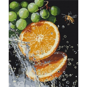 Malowanie po numerach BRUSHME 40x50 cm soczysta kombinacja 1 szt. w pudełku-265017