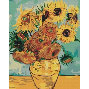Malowanie po numerach BRUSHME 40x50 cm Słoneczniki Van Gogh 1 szt. w pudełku-265029