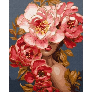 Malowanie po numerach IDEYKA 40x50cm metallic kwitnący wdzięk 1 szt. w pudełku