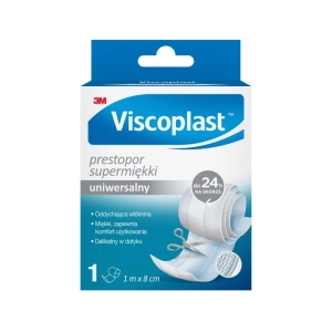 Plaster do cięcia VISCOPLAST Prestopor, supermiękki, 8cmx1m, biały-265102