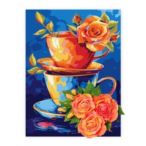 Malowanie po numerach IDEYKA&OCTO 30x40cm z glinką tajemnica herbaty 1 szt.-265999