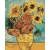 Malowanie po numerach BRUSHME 40x50 cm Słoneczniki Van Gogh 1 szt. w pudełku-265029